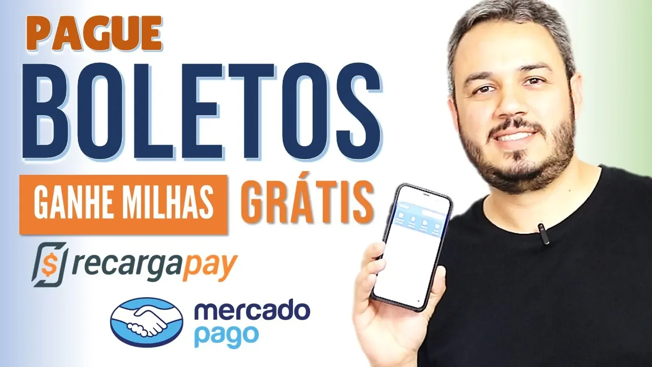 COMO PAGAR BOLETOS COM O CARTÃO DE CRÉDITO E GANHAR MILHAS GRÁTIS RECARGAPAY MERCADO PAGO