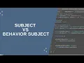 Subject and Behavior Subject in Angular 12 - Example