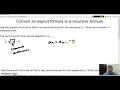 Convert from explicit to recursive