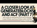ACF Range Color Picker and Icon Picker Fields with GenerateBlocks - Deep Dive Part 7