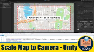 Scale Map to Real World Dimension and Camera Zoom Using C and Mapbox API in Unity