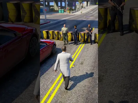 THE AMBULANCE STOPPED AT THE POLICE CHECKPOST!