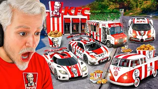 🍗Robando Coches MILLONARIOS de KFC en GTA 5!! 🍗🚘