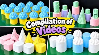 ASMR baking soda crushing|compilation of videos