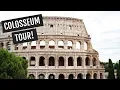 Colosseum Underground and Arena Floor Tour Roman Forum and Palatine Hill Italy Day 10