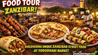 Discovering Unique Zanzibar Street Food At Forodhani Market🤯😍🇹🇿 #streetfood #foodvlog #travel