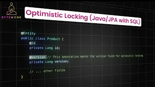 Optimistic Locking clearly explained Java SQL System Design