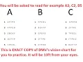 DMV Vision Test for Class C Vehicles