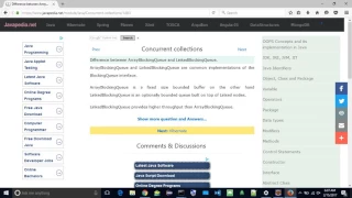 Difference between ArrayBlockingQueue and LinkedBlockingQueue javapedia net