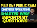 Plus One Public Exam 2025 Computer Application Chapter Wise Sure Question Eduport commerce