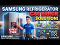Samsung side by side fridge c44 error Samsung side by side fridge not cooling