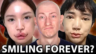 China's Disturbing "Fixed Smile" Obsession | Plastic Surgeon Reacts