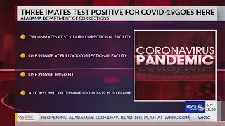 ADOC 3 inmates test positive for COVID-19