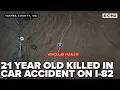 21 year old Wapato man Killed after car accident on I-82