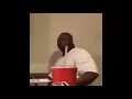 Black guy falls off chair - Full