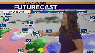 KOIN 6 Weather Snow continues falling around Oregon
