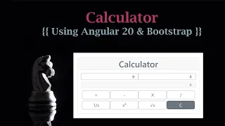 1 Calculator in Angular 20 Calculator using Angular 20 Bootstrap Projects in Angular 20