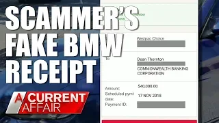 scammers use airbnb to steal bmw a current affair australia