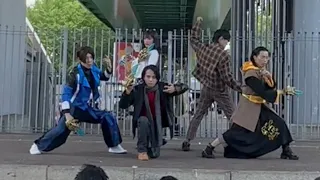 winner no 1 sentai gozyuger cosplay performance