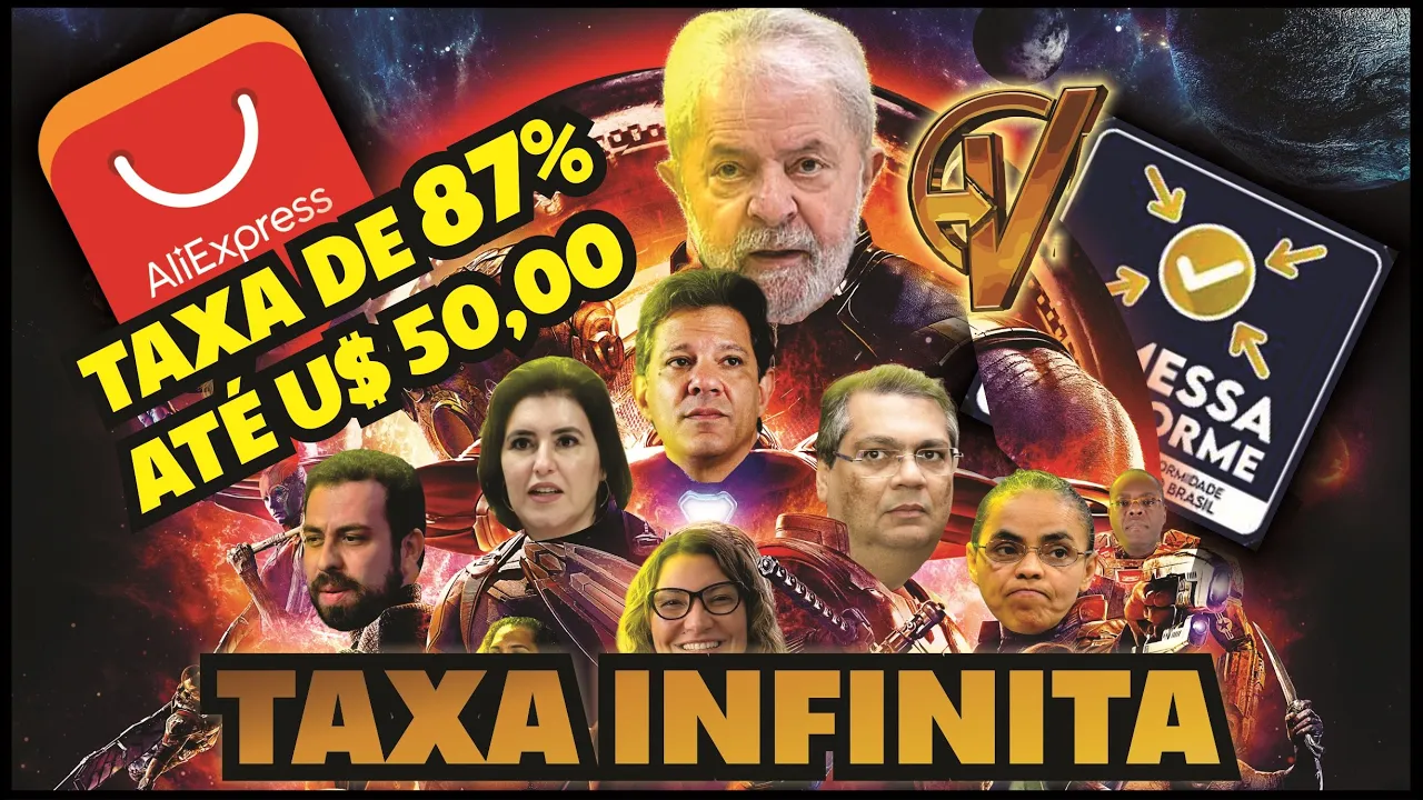 GOVERNO vai Acabar com ISENÇÃO Até U$50,00 e as Taxas podem Passar de 86%