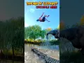 Download Lagu THROWN BY ELEPHANT⁉️CROCODILE WAITS‼️🐊 #crocodile #amazing