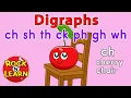Download Lagu Digraphs | ch, sh, th, ck, ph, gh, wh | Rock 'N Learn Phonics Songs