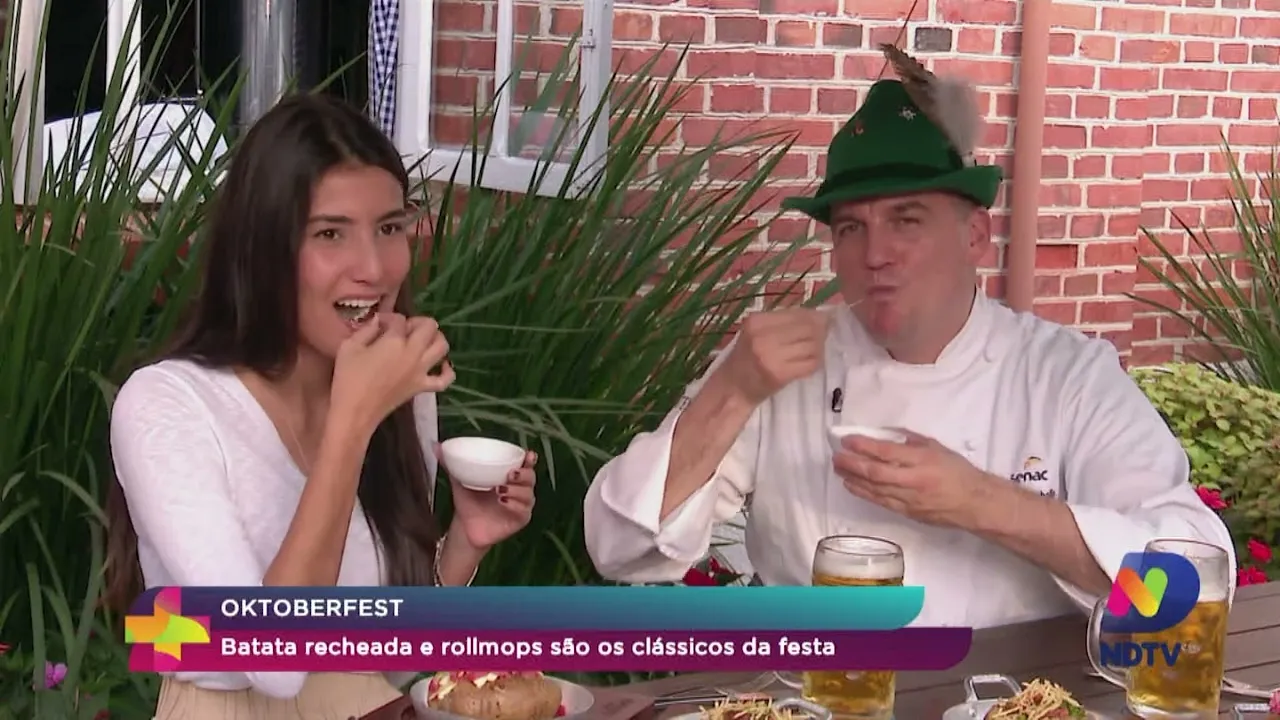 Oktoberfest: batata recheada e rollmops são os clássicos da festa