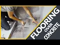How to Install Vinyl or Laminate Floors in a Basement Over a Concrete Slab