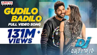 gudilo badilo full videosong dj duvvada jagannadham allu arjun dsp hits aditya music