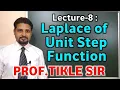 UNIT STEP FUNCTION PROPERTY OF LAPLACE TRANSFORM LECTURE 8 TIKLESACADEMYOFMATHS