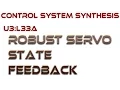 L33A Robust Servo State Feedback
