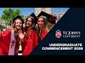 2026 Undergraduate Commencement St John s University