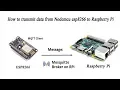 ESP8266 Transmit Data to Raspberry Pi Use MQTT Server