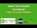 Spring Boot Auto Create Database and Tables Spring Boot Hibernate Configuration 2024