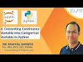 8 Converting Continuous Variable to Categorical Variable Dr Dhaval Maheta