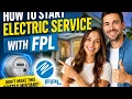 How to start electric service with FPL