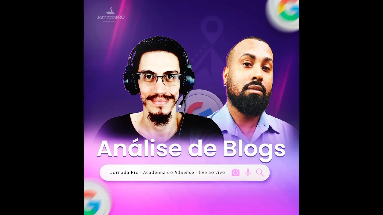 Live Suporte Tecnico AdSense e Loja 21-09 às 13h - Analisando blog