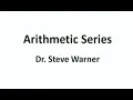 Arithmetic Series - ACT Preparation
