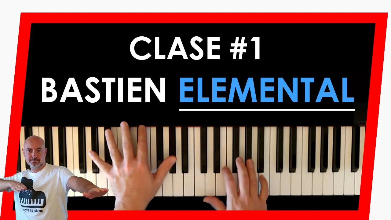 ✅ Curso de Piano OnLine #0 Metodo BASTIEN Piano Elemental / Clases de Piano / Aprende piano FACIL