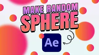 After Effects Tutorial - Random Sphere Animation