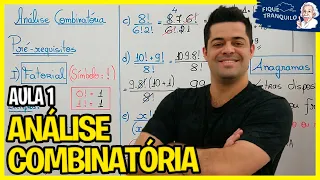 ANÁLISE COMBINATÓRIA (ENEM) | Aula 1: Introdução, "Ferramentas", Fatorial e anagramas 🔥🔥🔥