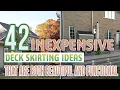 42 Inexpensive Deck Skirting Ideas That Are Both Beautiful and Functional