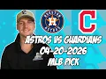 Houston Astros vs Cleveland Guardians 26 MLB Pick Prediction MLB Betting Tips