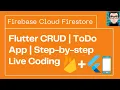 Firebase Cloud Firestore Flutter CRUD ToDo App Step by step live coding