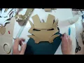 Slow Cardboard Iron Man Helmet extra