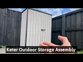 Keter garden storage assembly