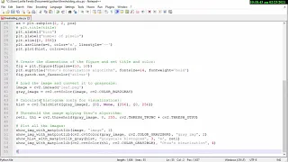 PYTHON OPENCV Otsu s binarization algorithm