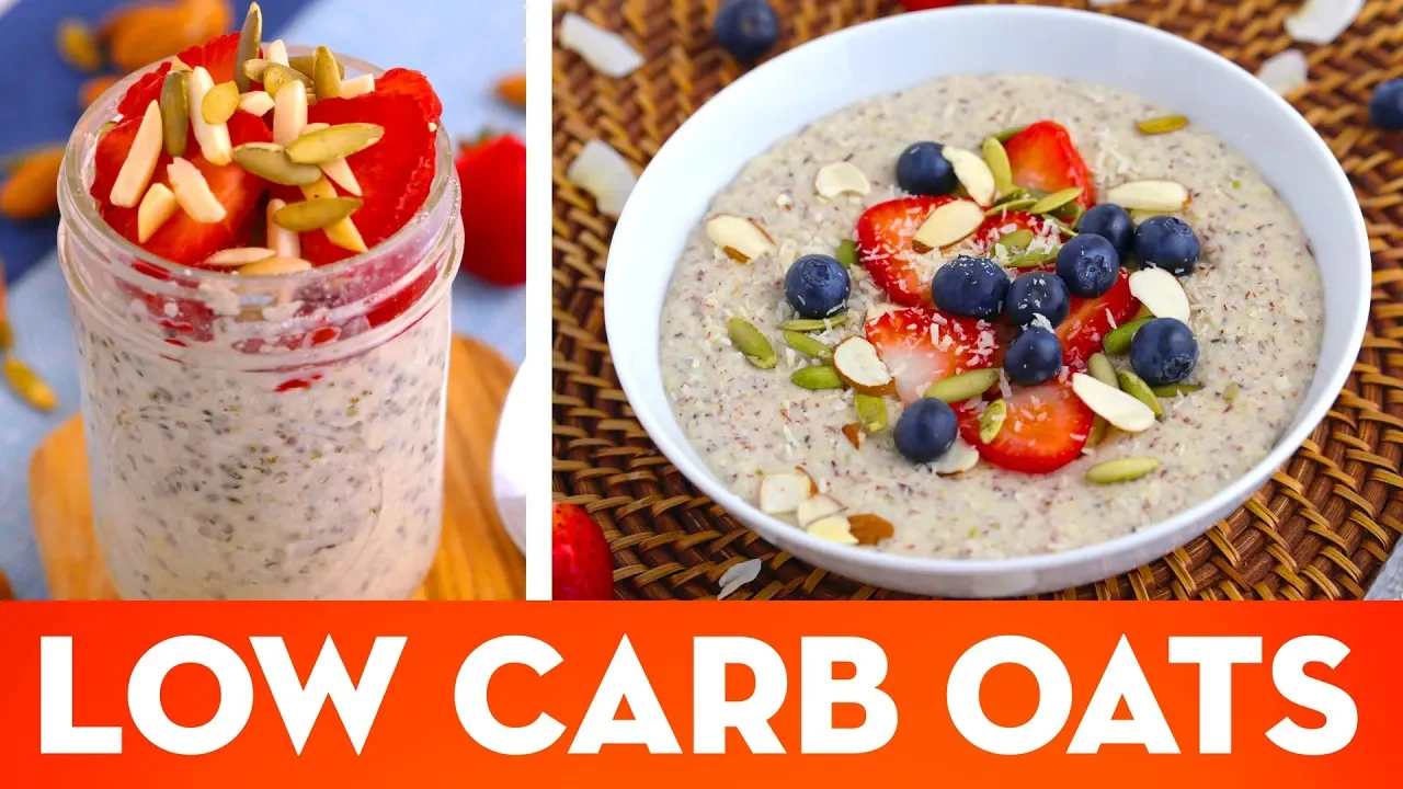 Low Carb Oatmeal! Hot Porridge & Overnight Oats Keto Breakfast Recipes - Mind Over Munch