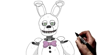 How To Draw Spring Bonnie Step By Step FNAF
