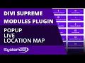 Divi Supreme Modules Popup Live Location Map